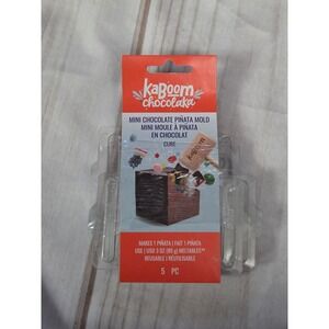 American Crafts Kaboom Chocolaka Mini Chocolate Pinata Mold Cube 5pc 369275